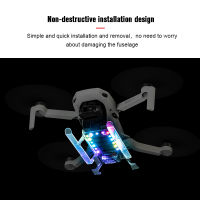 LED Light Landing Gear พับ Extended Leg Training Kit ขาตั้งกล้องสำหรับ DJI Mini 2 Mini Semavic Mini อุปกรณ์เสริม