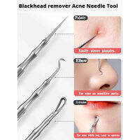 Hot Pimples Blackhead คลิปแหนบสิว Blackhead Removal เข็มความงาม Artifact Blemish Extractor Remover เข็มเครื่องมือขายส่ง