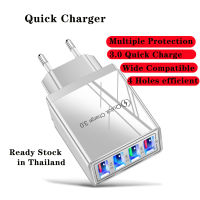 Galaxy Fast Charging Adapter USB QC 3.0 3.1A 4USB หัวชาร์จ หัวชาร์จมือถือ อแดปเตอร์ชาร์จไฟ ชาร์จได้ 4 พอร์