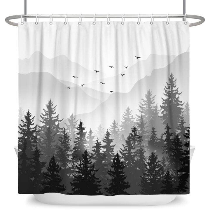 cw-mountain-shower-curtain-landscape-curtains-polyester-fabric-with-hooks