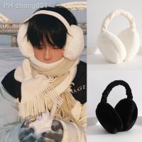 Soft Plush Ear Warmer Winter Warm Earmuffs for Women Men Fashion Solid Color Earflap Outdoor Cold Protection Ear-Muffs Ear Cover