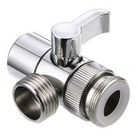 Switch Faucet Adapter Kitchen Sink Splitter Diverter Valve Water Tap Connector For Toilet Bidet Shower Head Diverter Valve Acce