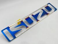 ครอบLOGO ISUZU ไทเท (ไทเทใน เงินนอก)ครอบโลโก้อีซูซุ isuzu D-max 2012-2020 ไดร์ไทเทเนียมทอง เพื่อเพิ่มความสปอร์ตให้กับรถของคุณ งานแสตนเลส