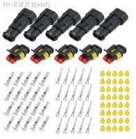 【CW】⊙  5 Set 2 Pin Female Male Way Super Electrical Wire Plug Car