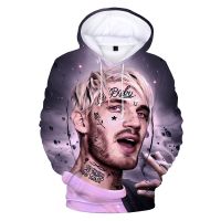 Lil Peep Rapper เสื้อฮู้ดพิมพ์ลาย3D ฮิปฮอปฮาราจูกุสตรีทแวร์เสื้อกันหนาวมีฮู้ดผู้ชายแฟชั่นสำหรับผู้หญิงเสื้อขนาดใหญ่5XL