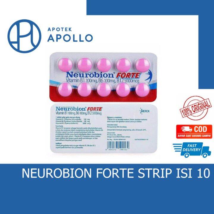 NEUROBION FORTE PER STRIP ISI 10 TAB | Lazada Indonesia