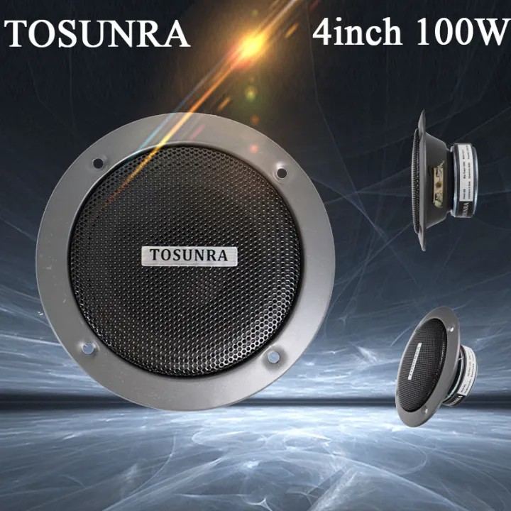 TOSUNRA woofer 4 Inches 100W 8Ω Professional Hi-Fi Diy Speaker Home Audio  Car Audio Instrumental Subwoofer 100Watts 406 | Lazada PH