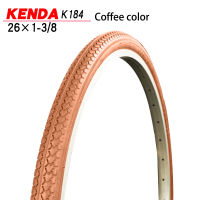 【Legit】KENDA ยางรถจักรยานยาง26*1-3/8ยางจักรยานสไตล์วินเทจยางสีน้ำตาล K184