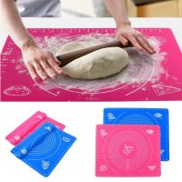 Silicone Roll Cut Mat Rolling Cutting Pad Fondant Cake Dough Decorating Tool Bread  Cake Cookie Accessories