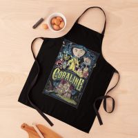 Coraline Perfect Gift Apron chef kitchen clothes long sleeve apron restaurant kitchen equipment