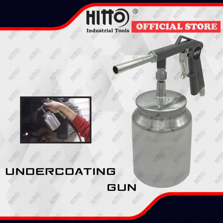 [ HITTO ] Air Undercoating Spray Gun with Nozzle/Air Undercoating Spray