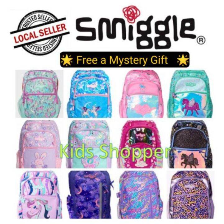 SMIGGLE - Unicorn, Sorbet Park back pack / school bag | Lazada