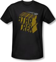 Star Trek - Mens 3D Logo Slim Fit T-Shirt