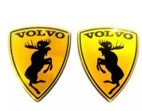 VOLVO Prancing Moose Yellow Small Size