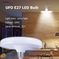 ใหม่12W-65W แสงสว่างสีขาวมากประหยัดพลังงาน E27ไฟ LED ยูเอฟโอ