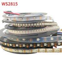 แถบไฟ LED WS2811 WS2815 WS2812B แบบ5050อุปกรณ์โคมไฟทำเล็บพิกเซลอัจฉริยะสามารถระบุที่อยู่ได้สองสัญญาณ RGB เทปติดหลอดไฟสีเต็มรูปแบบ