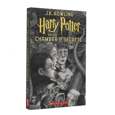 Harry Potter And The Chamber Of Secrets English Original 20th Anniversary EditionฉบับอเมริกันHarry Potter And The Chamber Of Secrets JK Rowling Bryan Seznick Sketch Cover Editionปกอ่อน