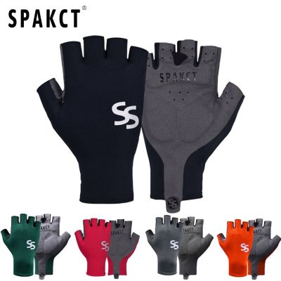 hotx【DT】 SPAKCT Gloves Motorcycle Cycling Mtb Fingerless Half Mens Gym Training Sport Womens