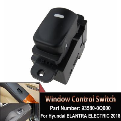 ▣☽﹊ 93580-0Q000 Left Rear Single Door Passenger Side Car Window Control Switch Glass lifter Buttons For Hyundai Elantra HD 2007-2010