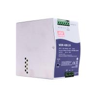 Mean Well WDR-480-24 180-550VAC แรงดันไฟฟ้าขาเข้า Meanwell DC 24V 20A 480W เอาต์พุตเดี่ยวอุตสาหกรรม DIN RAIL Power Supply