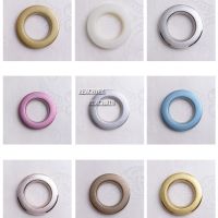 ❖▥ 20/40/80PCS/ LOT High Quality Home Decoration Curtain Accessories Nine Colors Plastic Rings Eyelets for Curtains Grommet Top