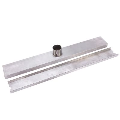 Linear Channel Floor Drain Gate Stainless Steel Deodorization Type Shower Bathroom Drain Cover Invisible Displacement Floor Drain 50Cm