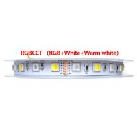 LED Strip 12V 24V 5050 60leds/m 12mm PCB 4in1 5in1 RGB+CCT 5 Colors In 1 Chip CW+RGB+WW RGBW RGBWW Flexible Led Tape Light