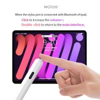 Digital stylus pencil with palm rejection tilt function with light Power display capacitive pen with led indicator for Ipad Pens