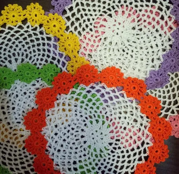 cc-new-cotton-placemat-cup-coaster-mug-dining-table-round-crochet-doilies-drink-glass