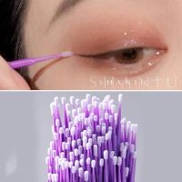 【jw】❏✕  100PCS/Pack Cotton Swab Ultra-fine Makeup Eyeliner Eyebrow Cleaning Swabs Eyeshadow Removal  Auxiliary Tools