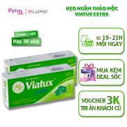 Combo 2 Hộp Kẹo Ngậm Thảo Mộc Viatux Extra