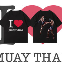 เสื้อยืดลำลองฤดูร้อน เสื้อมวยไทย พิมพ์ลายฤดูร้อน รุ่น S-5XL