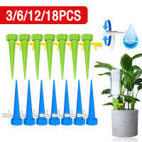 Auto Irrigation Drippers Self Plant Watering Spikes Kit With Slow-Release Control Switch For Garden Flower Plants Indoor &amp; Outdoor