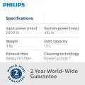Philips PowerPro Active Bagless Vacuum Cleaner FC9570 (FC9570/62). 