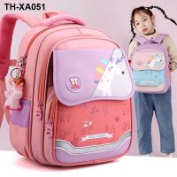 ❂♠┋ female pupils 1-2 grade children super light backpack large preschool boys during spinal