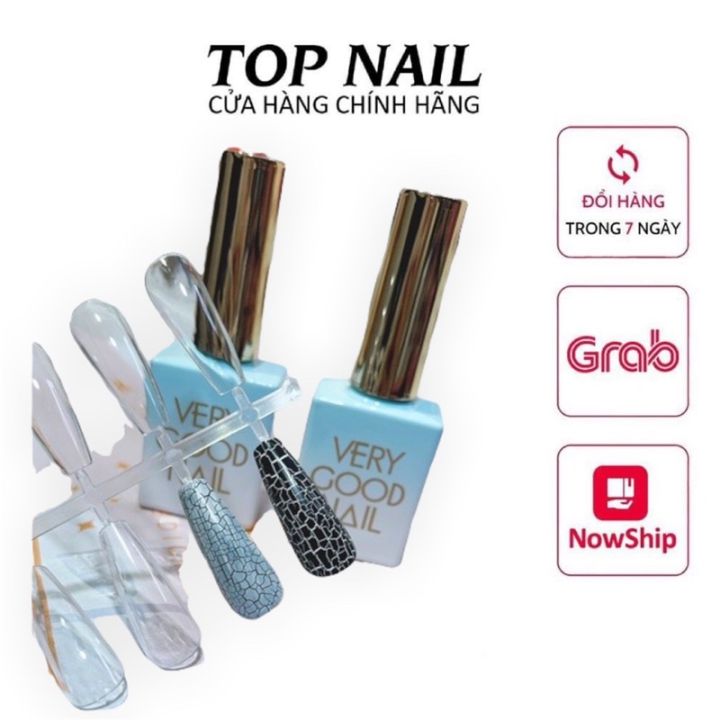 Với sơn gel nứt Very Good Nail, bạn sẽ có đôi móng tay lung linh như những viên pha lê. Đặc biệt sơn gel này rất bền và không bị nứt gãy. Hãy xem hình ảnh để tìm hiểu thêm.