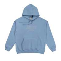 OUTLINE LOGO HOODIE (BLUE)