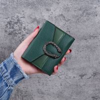 European And American Retro Wallet Women 39;s Short Folding Purse Korean Personalized Versatile Zero Wallet Female Cosmetic Bag