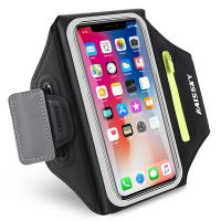 ▣ HAISSKY Newst Upagrade Running Sport Armbands Bag For iPhone 14 13 12 11 Pro Max 14 Plus AirPods Pro 3 Zipper GYM Phone Arm Band
