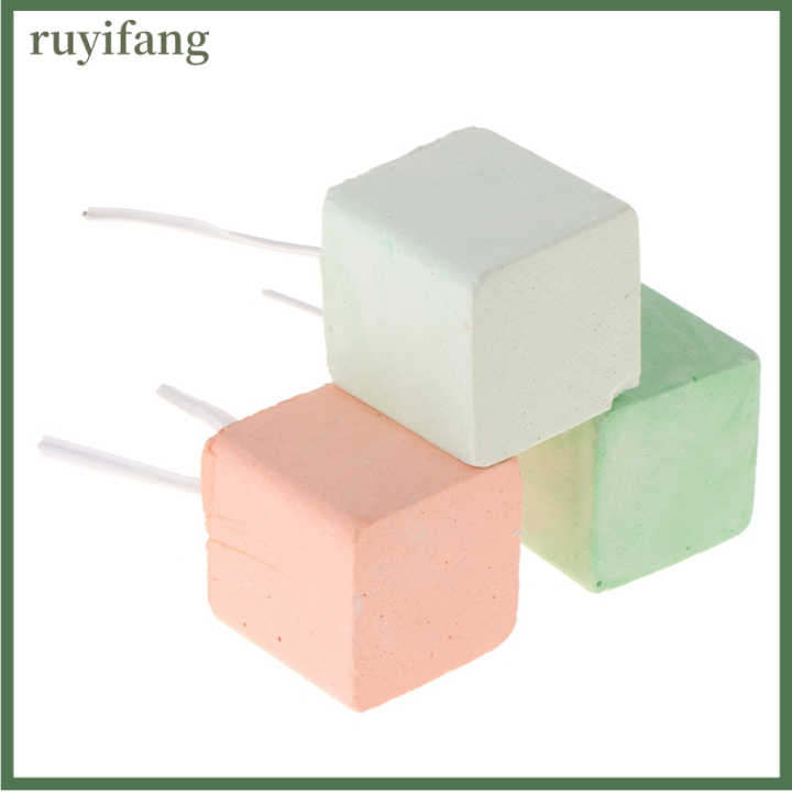 ruyifang-หนูแฮมสเตอร์ฟันบดหินแร่แคลเซียมกระต่ายหนูกระรอกของเล่นก้อน