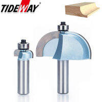 Tideway ทังสเตนคาร์ไบด์ Chamfer Bit เกรดอุตสาหกรรมงานไม้เครื่องมือ Chamfering Arc Milling Cutter สำหรับไม้ MDF ไม้อัด