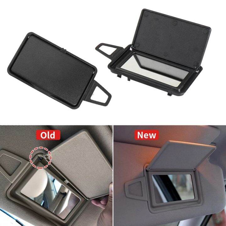 a2118100410-front-right-sun-visor-mirror-cover-for-mercedes-w211-w219-2003-2010-black