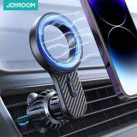 Joyroom Universal Magnetic Car Phone Holder Strong Car Air Vent Phone Mount Compatible with iPhone Samsung LG Google Pixel  etc Electrical Connectors