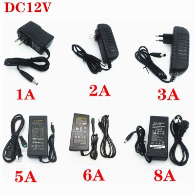 อะแดปเตอร์แปลง DC 5V 12V 24V แหล่งกระจายไฟ AC 100V-240V 1A 2A 3A 8A 6A อะแดปเตอร์แปลง R สำหรับหลอดไฟกล้องวงจรปิดแท่งไฟ LED