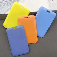 hot！【DT】◈▪  New Plastic Card Cover Sleeve ID Badge Bank Credit Holder Wallet School Student Office Supplies