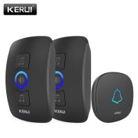 【LZ】 Waterproof KERUI32 Songs Touch Button  Welcome Door bell Smart Home Alarm Intelligent Wireless Doorbell For Home Alarm Security