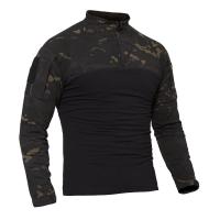 Black Mens Tactical Army Shirts Combat Military Camouflage Hunting T-Shirt Tops Long Sleeve Clothing Sports Accessories