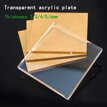1Pc Thick 1-10mm High transparency Plexiglass Clear Acrylic Board, DIY  Handmade Material Plastic Display Box