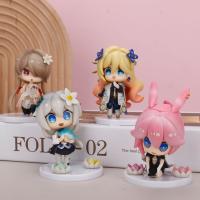 Morris8 Honkai Impact 3Rd Anime Figure Kiana Kaslana Elysia Bronya Zaychik PVC Q Version Toy Model Dolls Ornaments Gifts for Kids