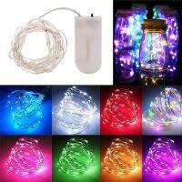 【YF】◑✟  20 40LEDs Wire Lights Battery Operated String Wedding Indoor Decoration Garland